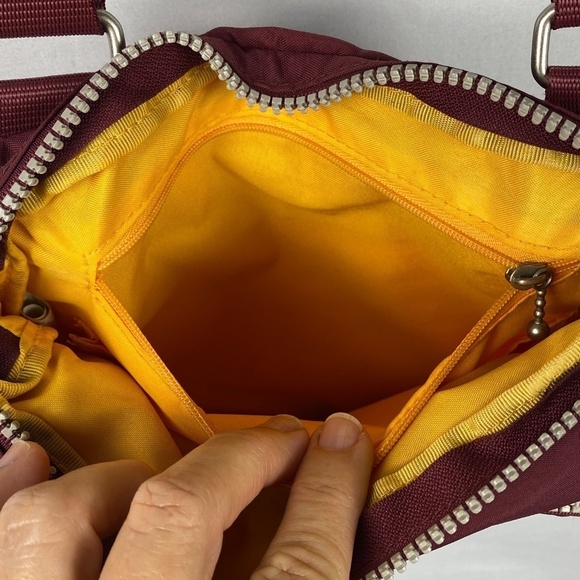 BAGGALLINI Bag Special Edition Prance Crossbody Burgundy Nylon Small - Picture 9 of 16